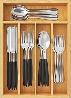 Descubre las mejores alternativas a bandejas de cubiertos de bambú