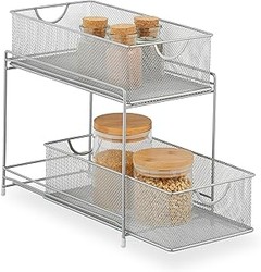 Cestas metálicas extraíbles para estanterías