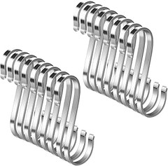 Guía para instalar ganchos en S en barras de cocina