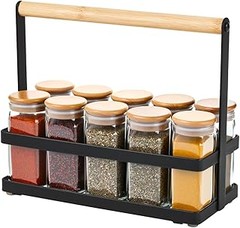Estrategias para Organizar Especias en Estantes Escalonados