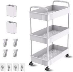 Tipos de Carros Auxiliares para Almacenar Productos de Limpieza en la Cocina