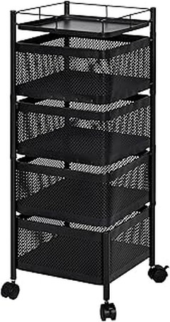 Cómo usar un carro auxiliar de metal para organizar tu cocina