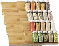 Configuraciones creativas para organizar especias en cajones