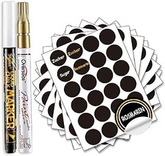 Etiquetas de pizarra reutilizables para botes