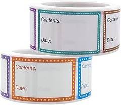 Cómo elegir el tamaño adecuado de etiqueta de colores para envases