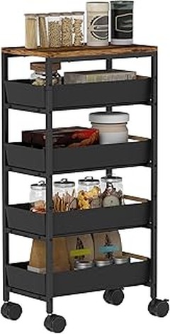 Experiencias de usuarios con estanterías estrechas extraíbles