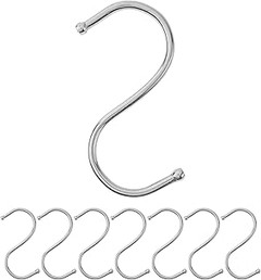 ¿Qué utensilios son los más adecuados para colgar con ganchos en S?