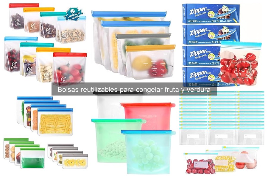 Alternativas a Bolsas Reutilizables para Congelar Frutas