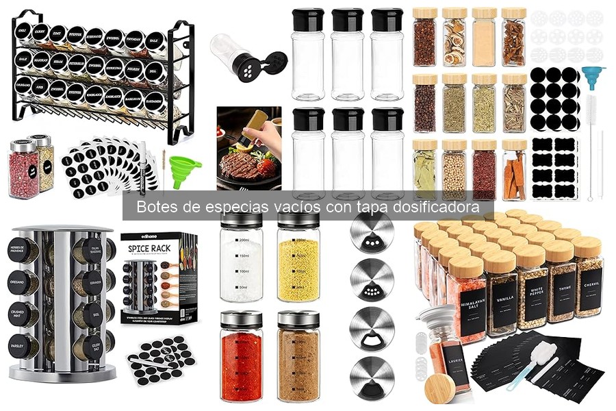 Alternativas a Botes de Especias Vacíos: Mejores Opciones