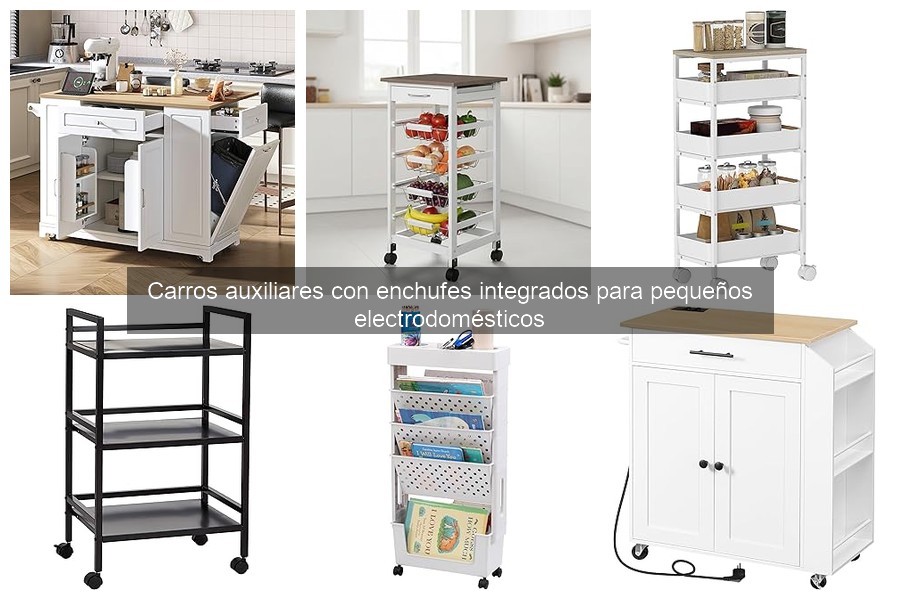 Alternativas a carros auxiliares con enchufes en cocina