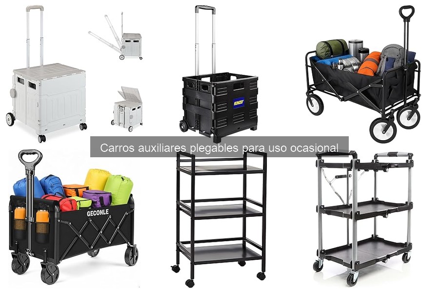 Alternativas a carros auxiliares plegables para la cocina