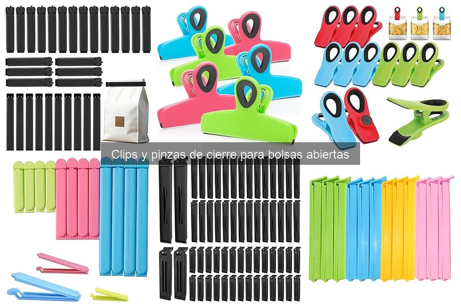 Alternativas a Clips y Pinzas de Cierre para Alimentos