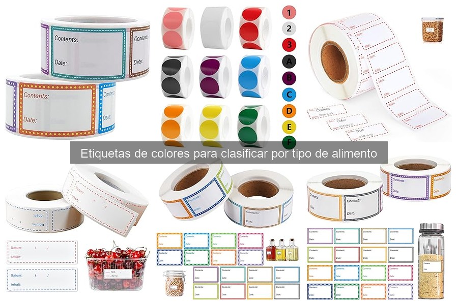 Alternativas a Etiquetas de Colores para Organizar Alimentos