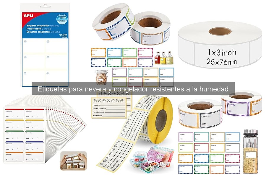 Alternativas a etiquetas resistentes a la humedad para alimentos