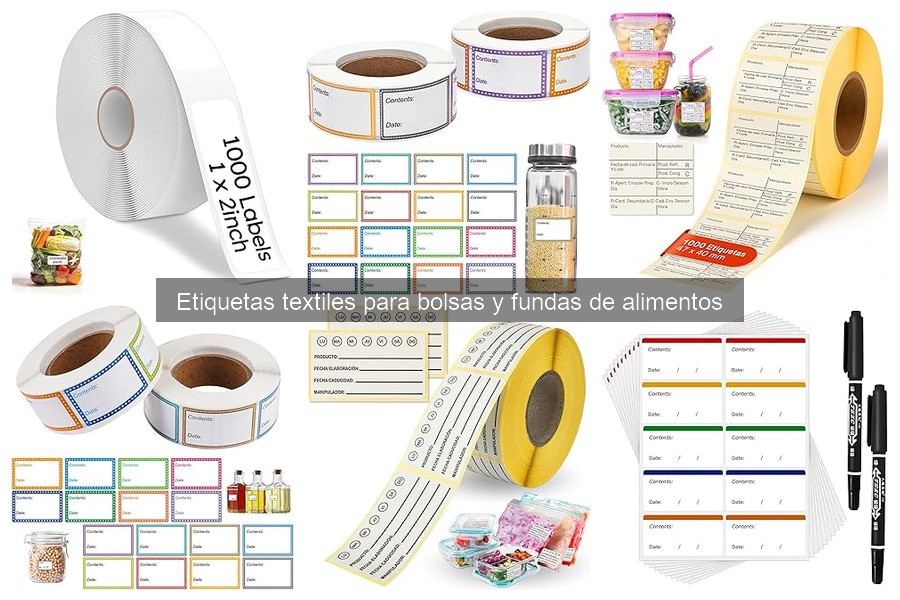 Alternativas a Etiquetas Textiles para Organizar Alimentos