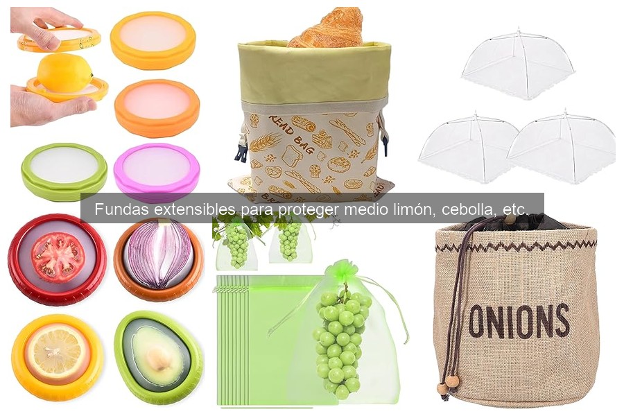 Alternativas a fundas extensibles para conservar alimentos