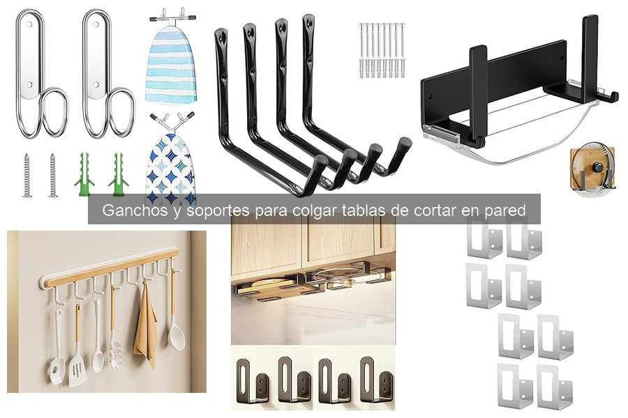 Alternativas a Ganchos para Colgar Tablas de Cortar