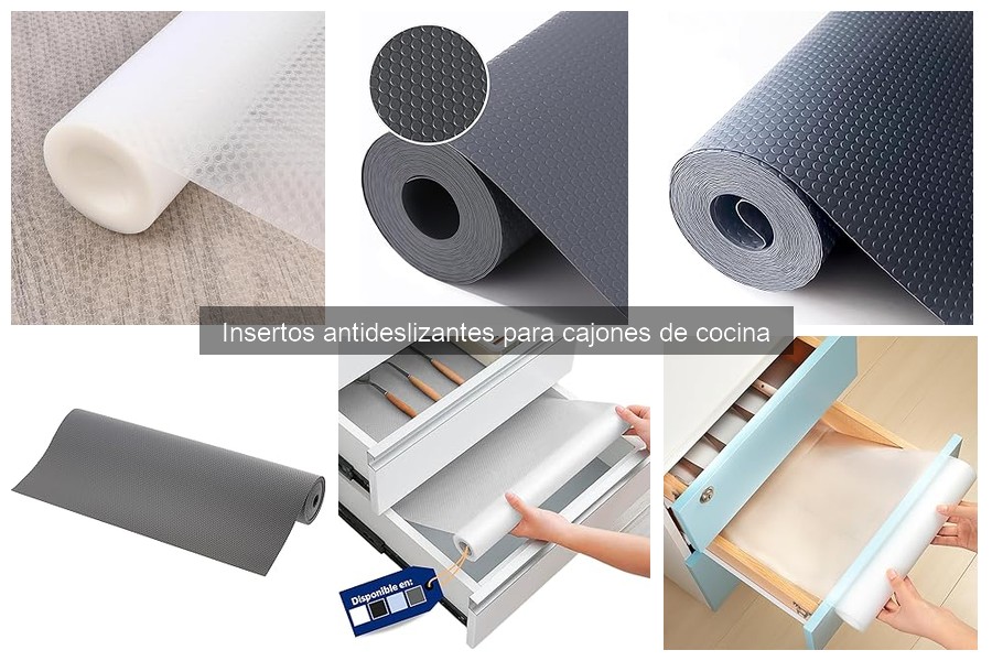 Alternativas a Insertos Antideslizantes para Cajones de Cocina