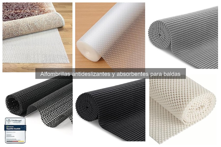 Alternativas a las alfombrillas antideslizantes y absorbentes