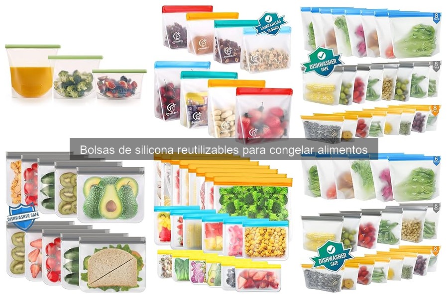Alternativas a las bolsas de silicona para congelar alimentos