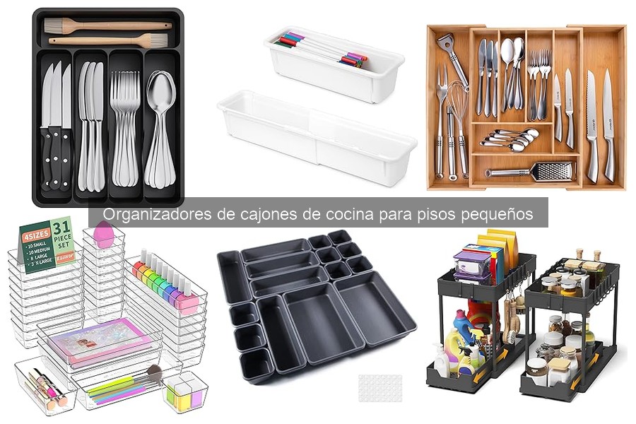 Alternativas a los organizadores de cajones de cocina