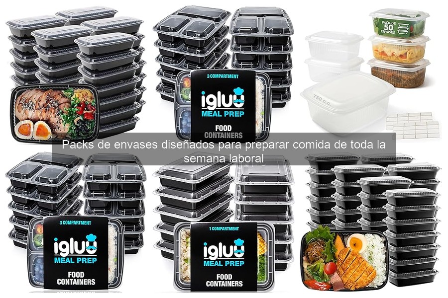 Alternativas a los packs de envases para preparar comida