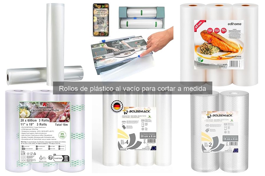 Alternativas a los rollos de plástico al vacío para conservación