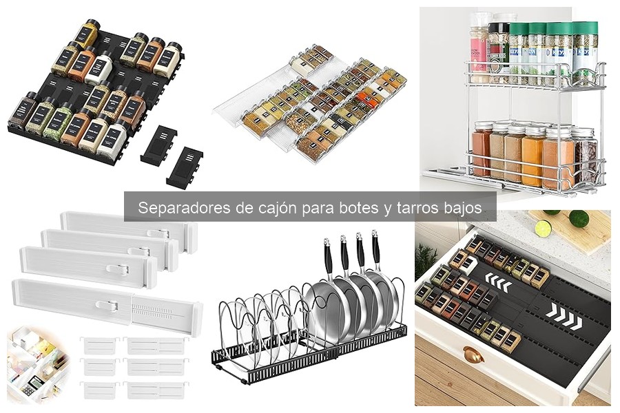 Alternativas a los Separadores de Cajón para Botes y Tarros