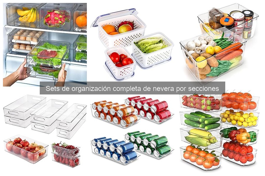 Alternativas a los sets de organización de nevera