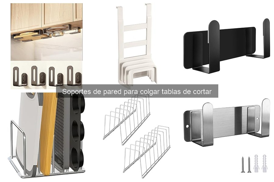 Alternativas a los Soportes de Pared para Tablas de Cortar
