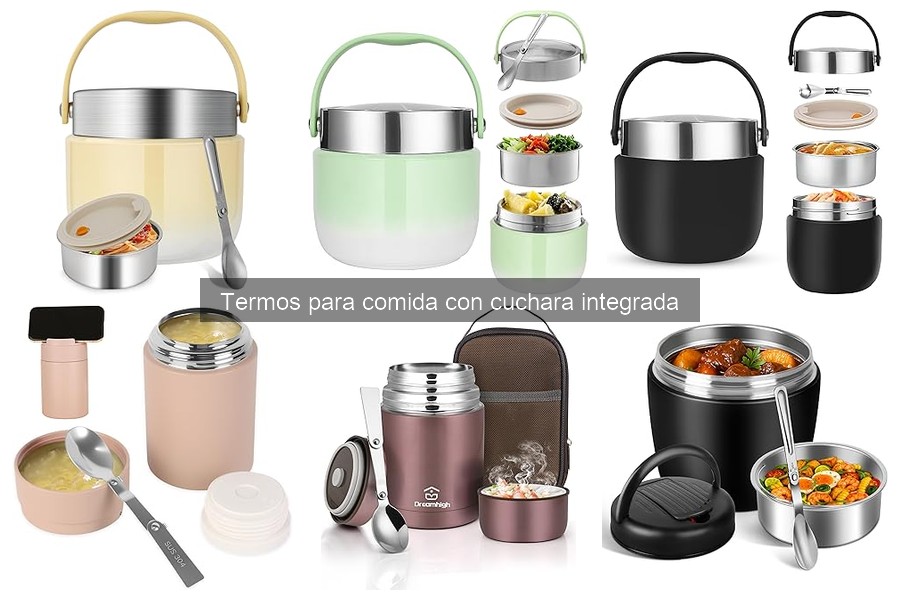Alternativas a los termos con cuchara integrada para comida