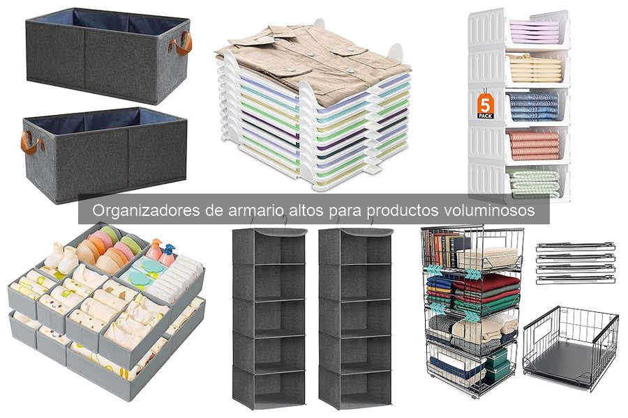 ** Alternativas a Organizadores Altos para Productos Voluminosos