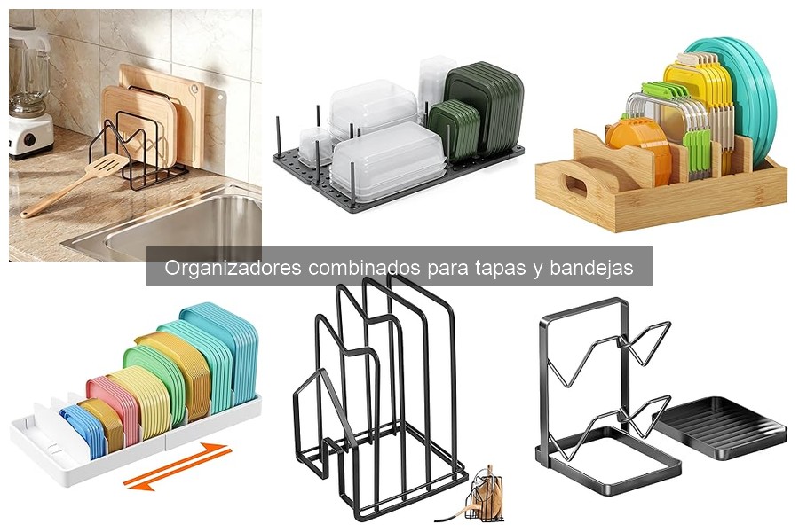 Alternativas a organizadores combinados para tapas y bandejas