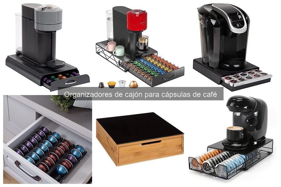 Alternativas a organizadores de cajón para cápsulas de café