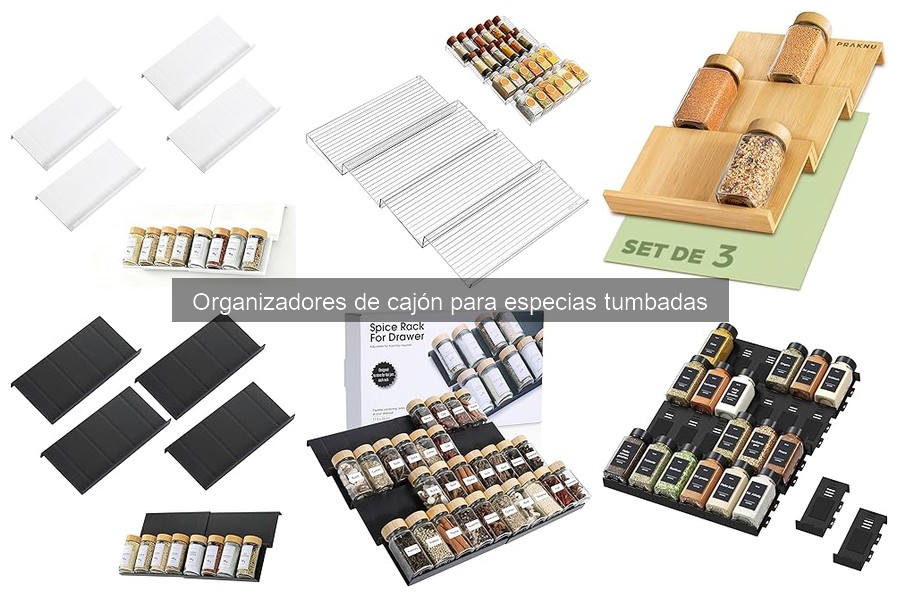 ** Alternativas a organizadores de cajón para especias que debes conocer