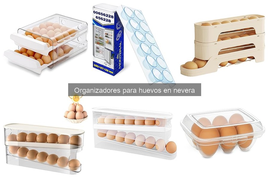 Alternativas a organizadores de huevos en la nevera