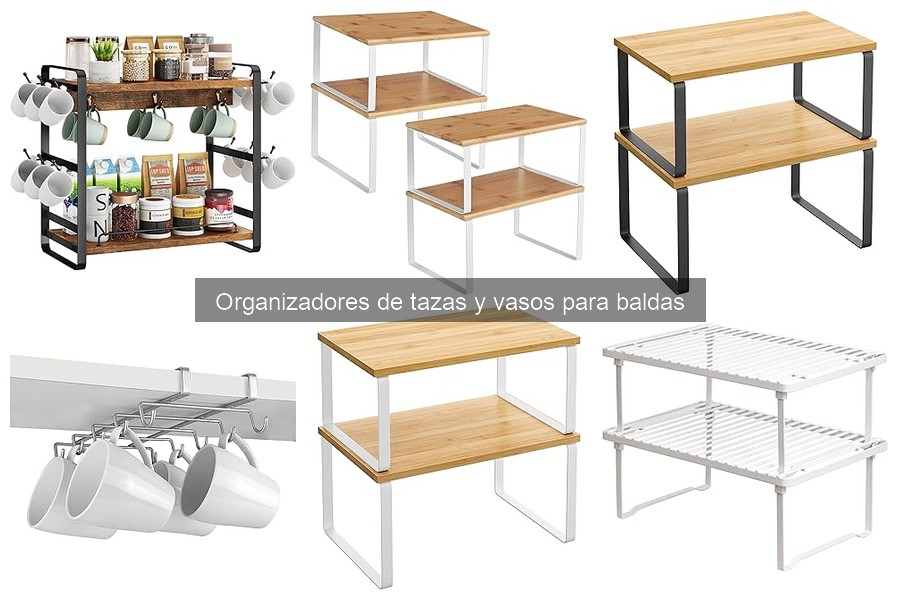 Alternativas a organizadores de tazas y vasos para tu cocina