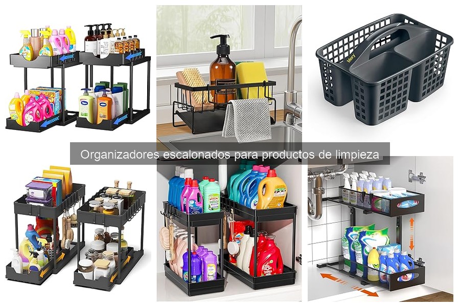 Alternativas a organizadores escalonados para limpieza