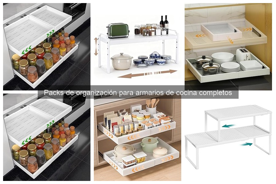 Alternativas a Packs de Organización para Armarios de Cocina
