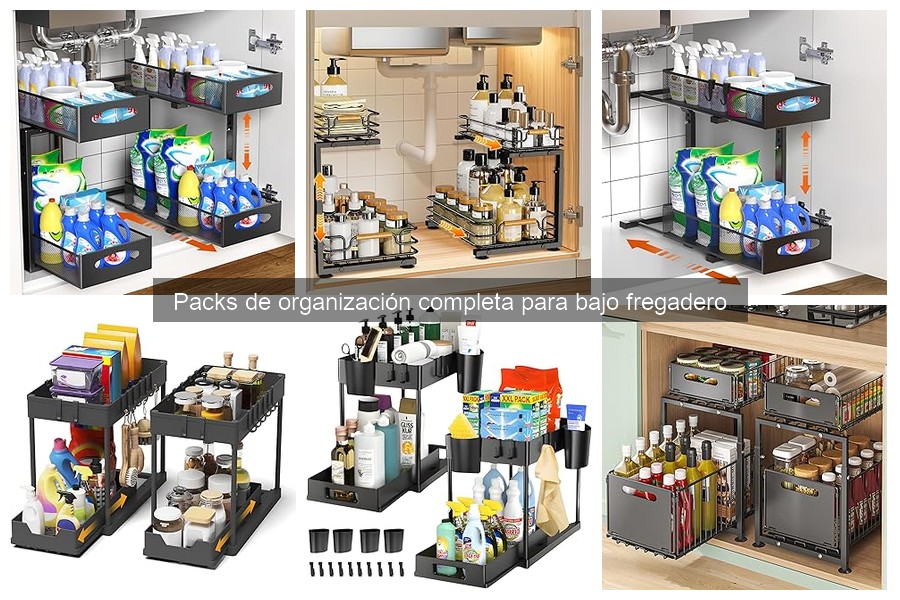 Alternativas a Packs de Organización para Bajo Fregadero
