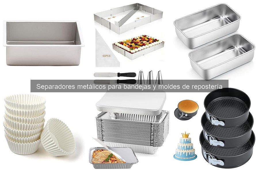 Alternativas a separadores metálicos para repostería