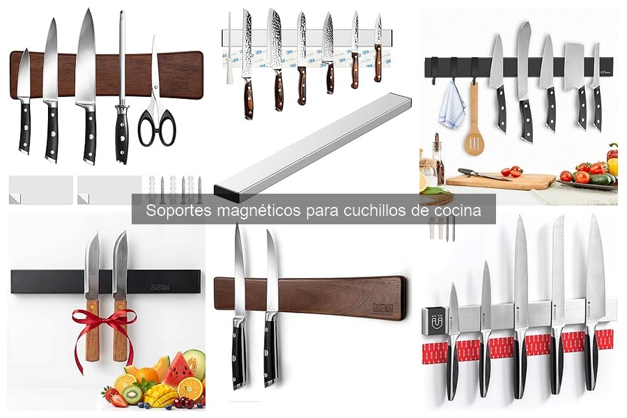 Alternativas a Soportes Magnéticos para Cuchillos de Cocina
