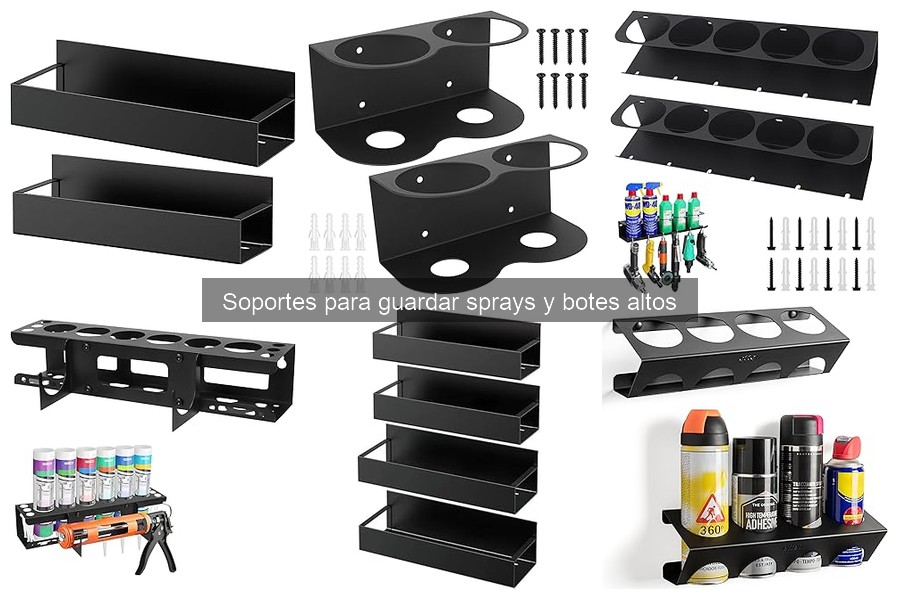 ** Alternativas a Soportes para Botes y Sprays en la Cocina