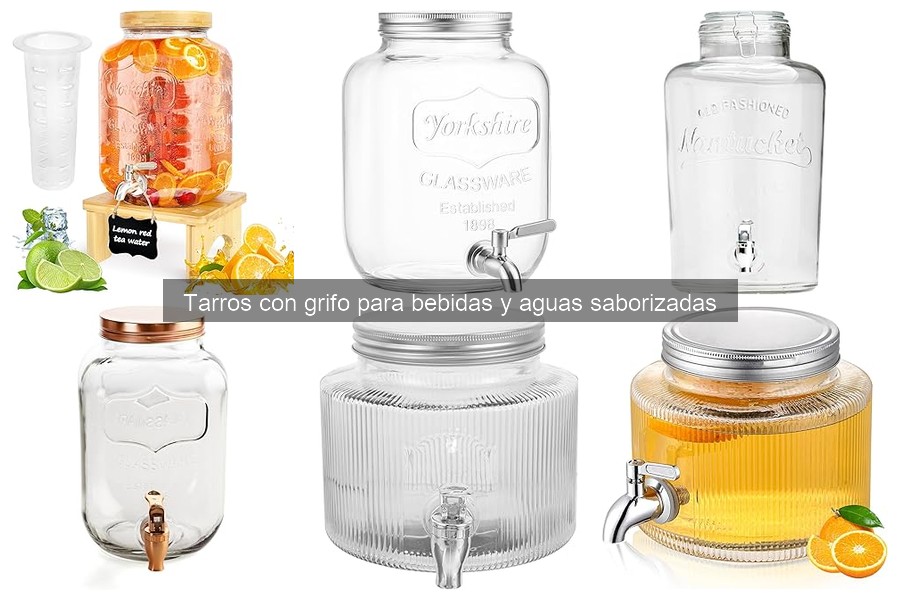 Alternativas a Tarros con Grifo para Bebidas Saborizadas