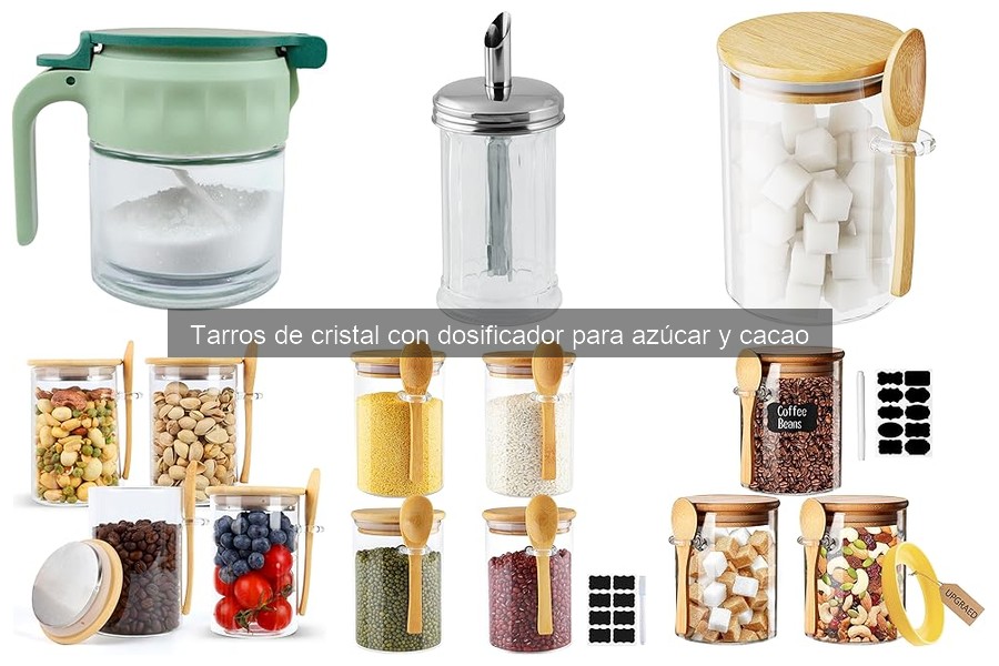 Alternativas a Tarros de Cristal para Azúcar y Cacao