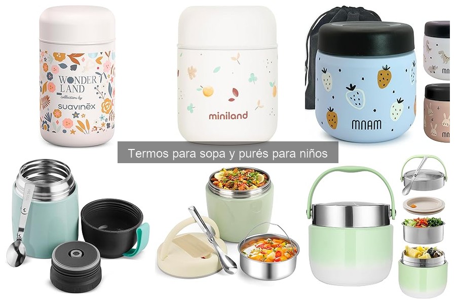 Alternativas a termos para sopa y purés para niños
