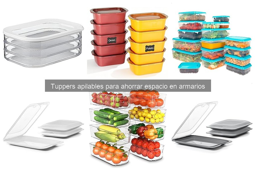 Alternativas a Tuppers Apilables para Ahorrar Espacio