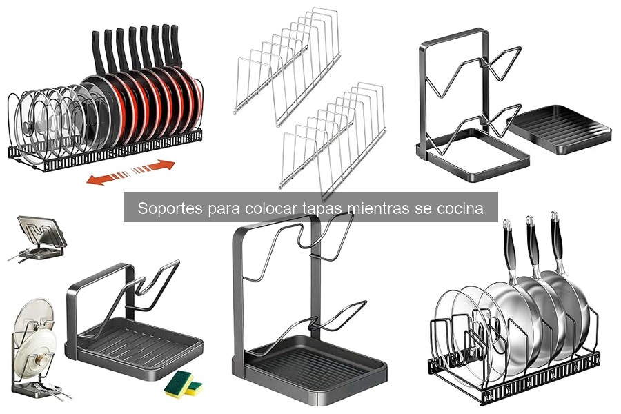 Alternativas al soporte para tapas en la cocina