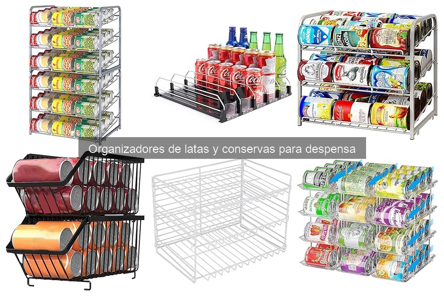 Alternativas creativas a organizadores de latas para despensa
