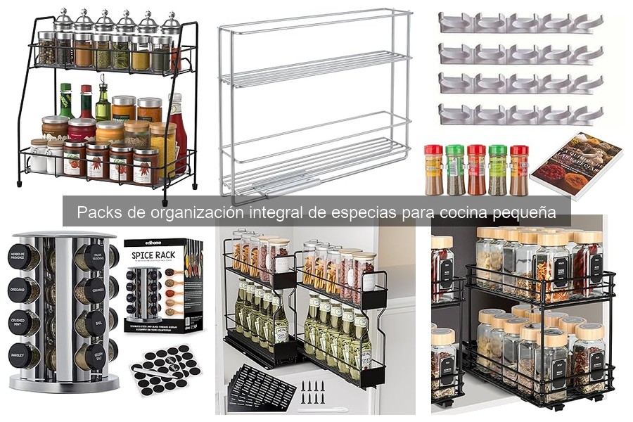 Alternativas Creativas a Packs de Organización de Especias